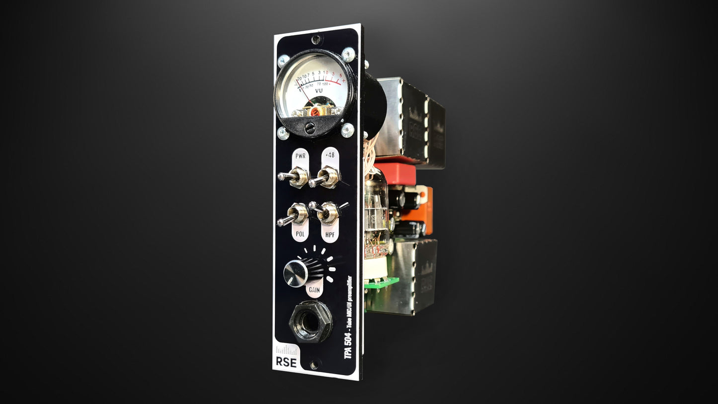 Improved 500 Series tube preamp RSE PA504