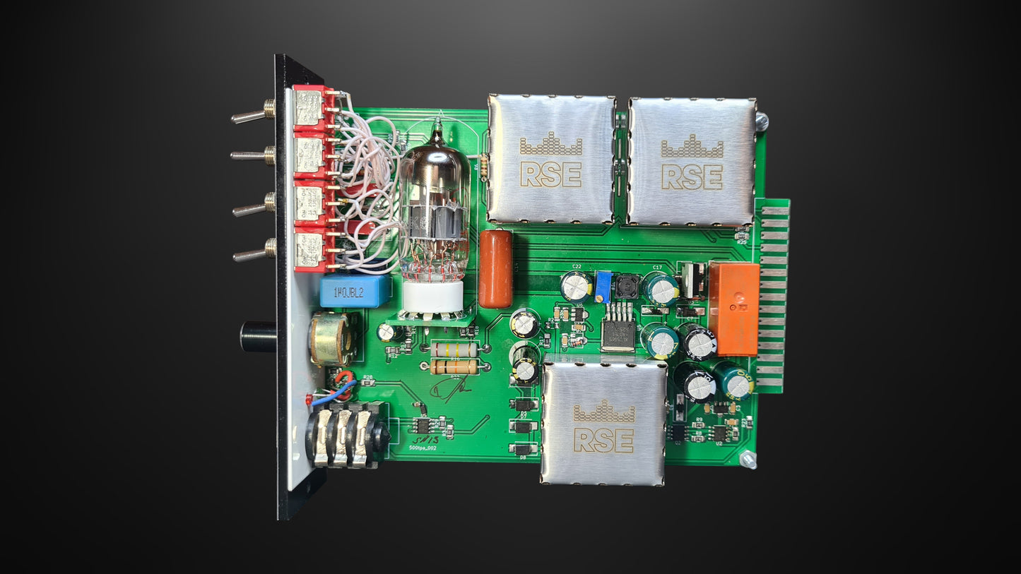 500 Series tube preamp for studio recording RSE PA501