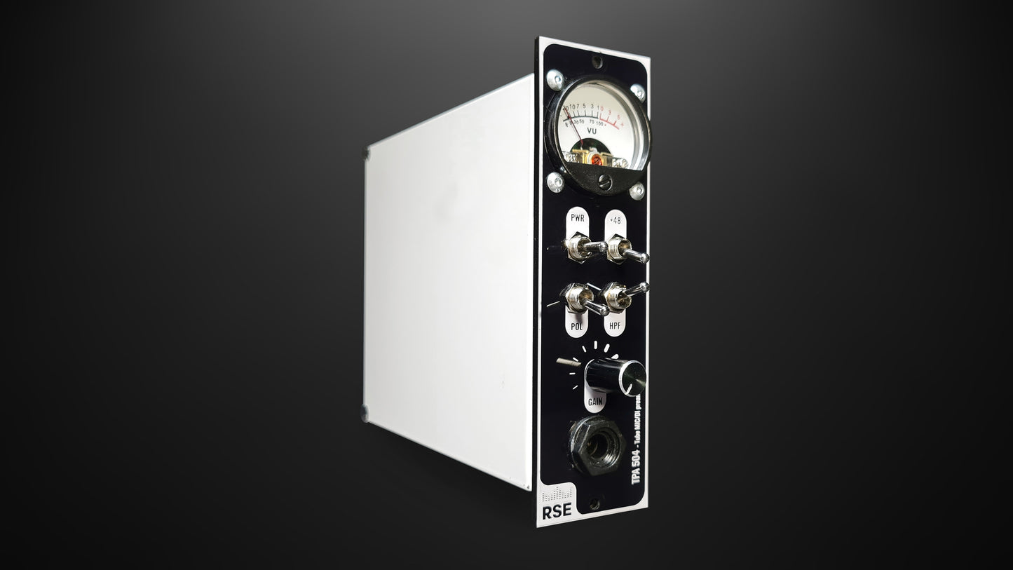 Improved 500 Series tube preamp RSE PA504