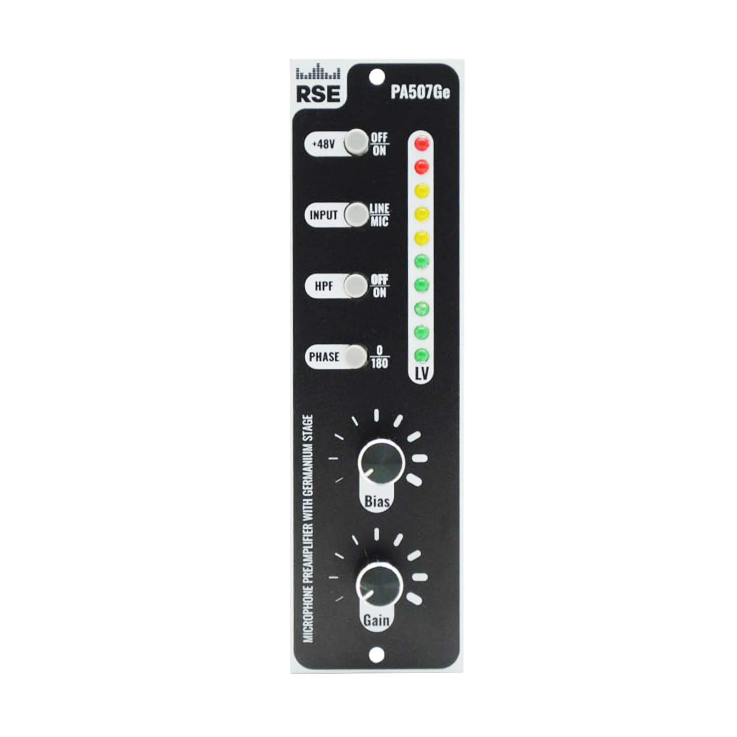 500 Series preamp with Germanium transistor stage RSE PA507Ge
