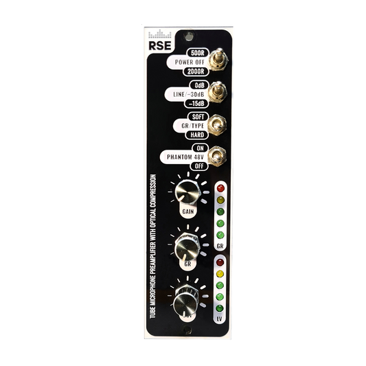 500 Series tube preamp with optical compression RSE PC 502