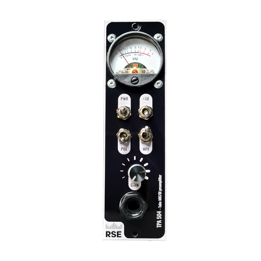 Improved 500 Series tube preamp RSE PA504